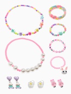 Детский подарочный набор «Выбражулька.Зайчики», 10 предметов: бусы, браслеты, клипсы, крабики для волос, МИКС 10702647