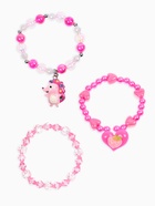 Детский подарочный набор «Выбражулька. Влюблённый единорог», 10 предметов: кольца, бусы, браслеты, клипсы, резинки, розовый 10705656