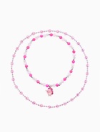 Детский подарочный набор «Выбражулька. Влюблённый единорог», 10 предметов: кольца, бусы, браслеты, клипсы, резинки, розовый 10705656