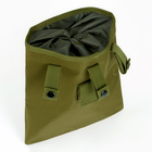 Подсумок тактический под сброс магазинов и гильз, на пояс, 30×25 см, с системой MOLLE, хаки - фото 25412528