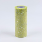 Фатин с блёстками, 15 см, 23±1 м, 11±1 г/м², жёлтый №57 - Фото 3