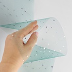 Фатин с блёстками, 15 см, 23 ±1 м, 11 ±1 г/м², цвет тёмно-зелёный №59 - Фото 4