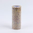 Фатин с разноцветными блёстками, 15 см, 23±1 м, 11±1 г/м², бежевый №4 - Фото 3