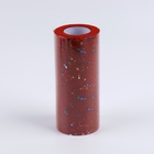 Фатин с разноцветными блёстками, 15 см, 23 ± 1 м, 11 ± 1 г/м², цвет красный №17 - Фото 3