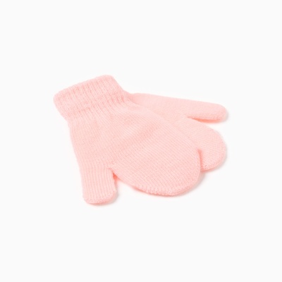 Варежки детские MINAKU, 12 см, розовые