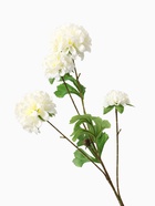 Цветы искусственные «Гортензия люкс кустовая», h=64 см, белые 10526709