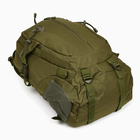Рюкзак тактический туристический Storm tactic, 30 л, с карманами, однотонный, оливковый - Фото 4