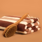 Полотенце банное «Этель. Геометрия», 70×140 см, коричневое - Фото 1