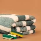 Полотенце банное «Этель. Геометрия», 70×140 см, зелёное - Фото 1