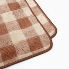Полотенце банное «Этель. Клетка», 70×140 см, коричневое - Фото 7