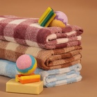 Полотенце банное «Этель. Клетка», 70×140 см, розовое - Фото 2