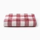 Полотенце банное «Этель. Клетка», 70×140 см, розовое - Фото 5