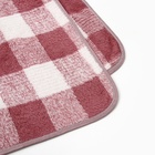 Полотенце банное «Этель. Клетка», 70×140 см, розовое - Фото 7