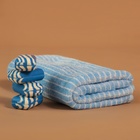 Полотенце банное «Этель. Линии», 70×140 см, голубое - Фото 1