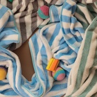 Полотенце банное «Этель. Полосы», 70×140 см, голубое - Фото 3