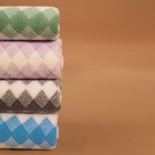 Полотенце банное «Этель. Градиент», 70×140 см, голубое - Фото 4