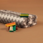 Полотенце банное «Этель. Градиент», 70×140 см, серое - Фото 1