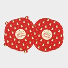 Подарочная новогодняя коробка, складная фигурная «Звезда колокола» 7×5.5×2 см - Фото 4