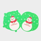 Подарочная новогодняя коробка, складная фигурная «Звезда снеговик» 7×5.5×2 см - Фото 4