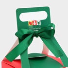 Подарочная новогодняя коробка, складная «Дед Мороз», 10×10×20.5 см - Фото 3