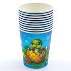 Стакан бумажный одноразовый «С Новым годом», змея с игрушками, 250 мл (комплект 10 шт) - фото 25482462