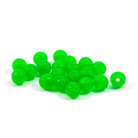 Бусина фидерная Namazu Soft Beads, PVC, d=6 мм, круглая, темно-зеленый 20 шт. 10693574