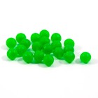 Бусина фидерная Namazu Soft Beads, PVC, d=7 мм, круглая, темно-зеленый 20 шт. 10693576 - фото 309643130