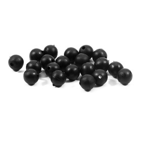 Бусина фидерная Namazu Soft Beads, PVC, d=7 мм, круглая, черный 20 шт. 10693577