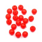 Бусина фидерная Namazu Soft Beads, PVC, круглая, d=8 мм, красный 20 шт. 10693584 - фото 309643154