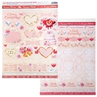 Бумага дизайнерская двусторонняя "С Днём свадьбы!" 160 гр/м2, тиснение золотом - Фото 1