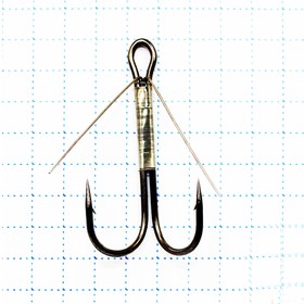 Крючок KOI WEEDLESS DOUBLE HOOK, размер 8 INT, цвет BN, двойник незацепляйка, 5 шт. 10694103