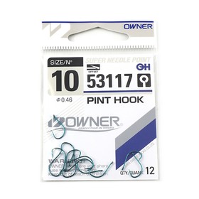 Крючок OWNER Pint Hook blue №10, 12 шт. 10694406