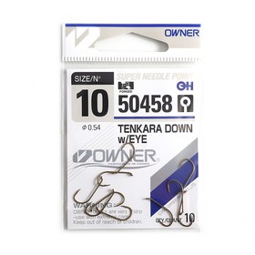 Крючок OWNER Tenkara Down weye brown №10, 10шт. 10694417