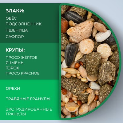 Корм Seven Seeds для морских свинок, с орехами, 500 г