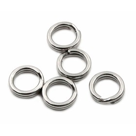 Заводное кольцо Namazu RING-A, Cr, размер 8. d=5 mm, test-6.5 кг, упаковка 10 шт.