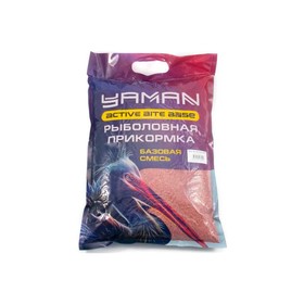 Прикормка Yaman Active Bite База, цв. красный, 2500 г 10695212