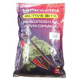 Прикормка Yaman Active Bite Карась, анис, цв. зелёный, 900 г 10695215