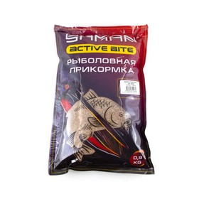 Прикормка Yaman Active Bite Карась, чеснок, цв. микс, 900 г 10695217