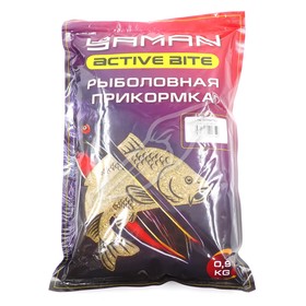 Прикормка Yaman Active Bite Лещ, ваниль, цв. жёлтый, 900 г 10695218