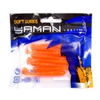 Виброхвост YAMAN PRO Betta, 8.9 см, цвет #03-Carrot gold flake, упаковка 8 шт. - Фото 3