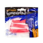 Виброхвост YAMAN PRO Betta, 11.4 см, цвет #27-Red White, упаковка 5 шт. - Фото 3
