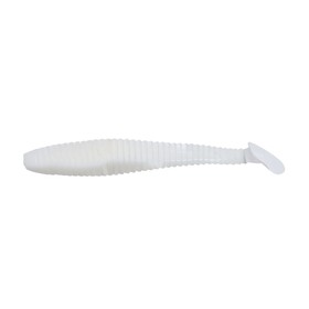 Виброхвост YAMAN PRO Flatter Shad, 5.1 см, цвет #01-White, упаковка 6 шт. 10696374