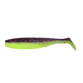 Виброхвост YAMAN PRO Sharky Shad, 9.5 см, цвет #26-Violet Chartreuse, упаковка 5 шт. 10696553