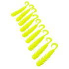 Твистер YAMAN PRO Ruff, 7.6 см, цвет #02-Chartreuse, упаковка 10 шт. - Фото 3