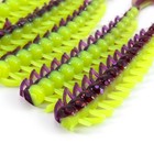 Твистер YAMAN PRO Ruff, 7.6 см, цвет #26-Violet Chartreuse, упаковка 10 шт. - Фото 3