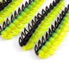 Твистер YAMAN PRO Ruff, 7.6 см, цвет #32-Black Red Flake/Chartreuse, упаковка 10 шт. - Фото 2