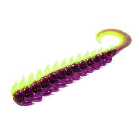 Твистер YAMAN PRO Ruff, 12.7 см, цвет #26-Violet Chartreuse, упаковка 5 шт. 10696701