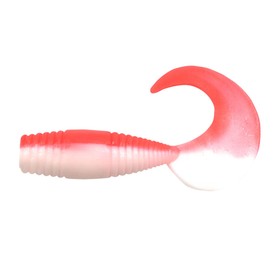 Твистер YAMAN PRO Spry Tail, 7.6 см, цвет #27-Red White, упаковка 8 шт. 10696739