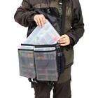 Сумка рыболовная СЛЕДОПЫТ Street Fishing Bag, 30х38х16 см, цвет серый + 3 коробки - Фото 9