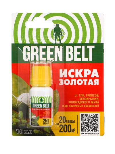 Инсектицид «Искра Золотая», средство от колорадского жука, ампула, 10 мл